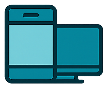 Responsive, icono computador y celulas
